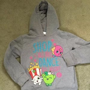 Shopkins Hoodie Sweatshirt Donut Popcorn Shop 5/6